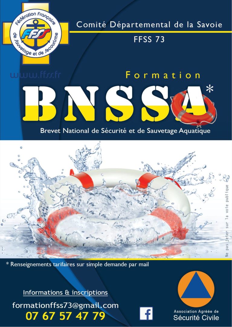 BNSSA - Brevet National De Sécurité Et De Sauvetage Aquatique - FFSS73 ...